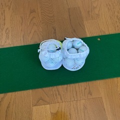 ゴルフパターマット　ゴルフボールの画像
