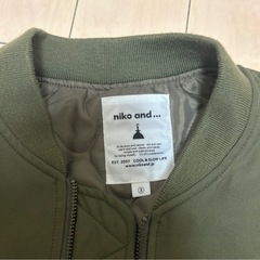 本日お取り引き限定価格❗️ニコアンドブルゾンの画像