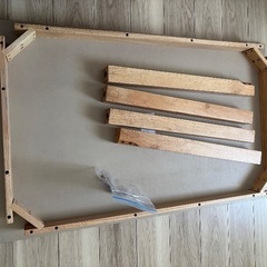 使用わずか　テーブルマット付き　ダイニングテーブルの画像