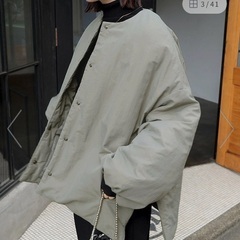 ノーカラージャケット0円の画像