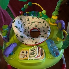 日本育児 はらぺこあおむし アクティビティジャンパー 室内遊具 ジャンプ遊び メロディ＆ライトアップ 高さ3段階調節 6ヶ月～11kg頃対応の画像