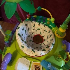 日本育児 はらぺこあおむし アクティビティジャンパー 室内遊具 ジャンプ遊び メロディ＆ライトアップ 高さ3段階調節 6ヶ月～11kg頃対応の画像