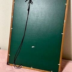 【無料譲渡】特大額縁/ポスターフレーム（約55×77cm）大判パズルや絵画にも！の画像