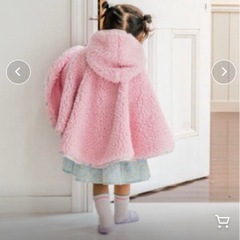 【新品・未使用】 fafa ポンチョ　s70-90の画像