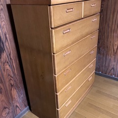 洋服箪笥 6段の画像