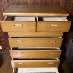 洋服箪笥 6段の画像