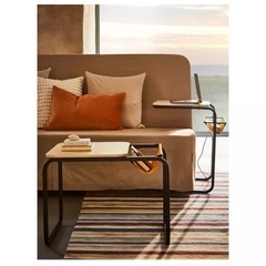 IKEA 2wayサイドテーブル　ダークイエローの画像