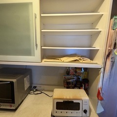 無料！大型食器棚　約206×140×52の画像
