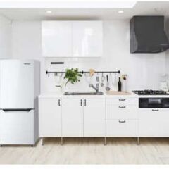 ハイセンス 2ドア冷凍冷蔵庫　パｰルホワイトの画像