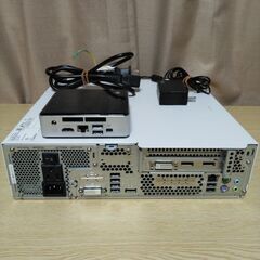 ★取り置き…訳ありパソコン2台セット【省スペース + ミニPC】の画像