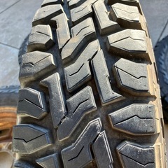 ジムニータイヤと鉄ホイール　
オープンカントリーの画像