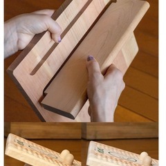 【日本製】木製ストレッチボード のびのびの画像