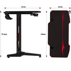 【今日引取り限定】ゲーミングデスクの画像