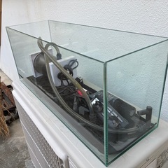 アクアリウム水槽ガラスの画像