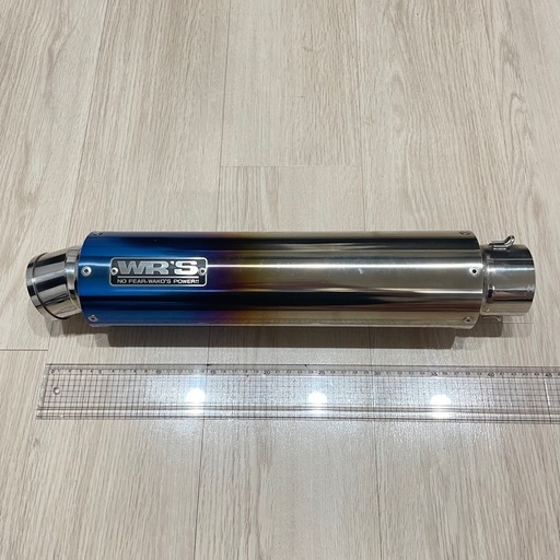 WR'S チタンショートサイレンサー　（φ86×330mm）　60.5mm