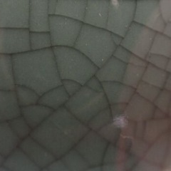 ベトナム雑貨　バッチャン焼き　青磁　花瓶 　フラワーベースの画像