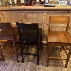 カウンターチェアー丈夫綺麗の画像