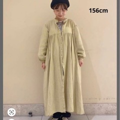 シャツワンピース 長袖　ワンピース　サマンサモスモス　イエロー　ライトグリーンの画像