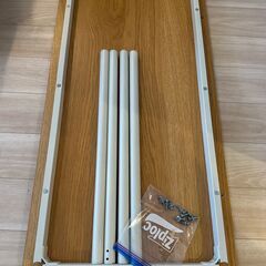 無印良品 廃盤 システムデスク 120×60 オーク材＋アイアン脚／MUJIの画像