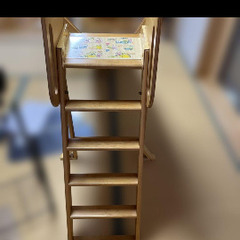 滑り台　木製　レトロの画像