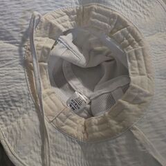 キッズ　帽子（白）の画像