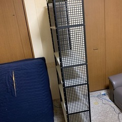 オシャレな5段スチールラックの画像