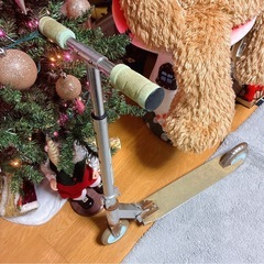 キックスケーター　2台あり。。錆ありますが使用に問題ありません。ありません。の画像