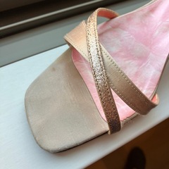 サンダル　ピンクベージュの画像