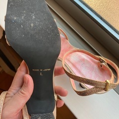 サンダル　ピンクベージュの画像