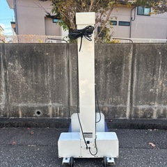 タイガーカワシマ 米袋用昇降機 LU-203 楽だ君 らくだ君 100V/200W 最大荷重35kg 最大高約700㎜ リフトアップの画像