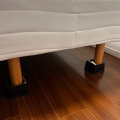 無印良品　脚付きマットレス　スモールベッドの画像