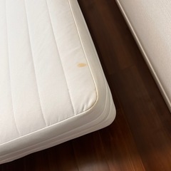 無印良品　脚付きマットレス　スモールベッドの画像