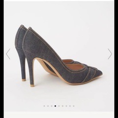 ダイアナ クロデニム ポインテッドトゥ ハイヒールの画像