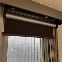 ブラインド　茶色　180cm 45cmの画像