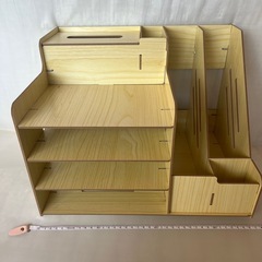 木製収納ラックの画像