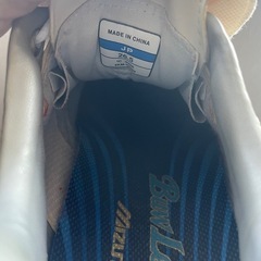 野球　ミズノ　金具スパイク白　26.5cmの画像