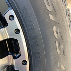 未使用ホイール　スタッドレス　16インチ195/65/16の画像