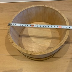 湯桶 天然木 湯おけ 桶 風呂桶 木桶 昭和レトロ 古道具の画像
