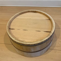 湯桶 天然木 湯おけ 桶 風呂桶 木桶 昭和レトロ 古道具の画像