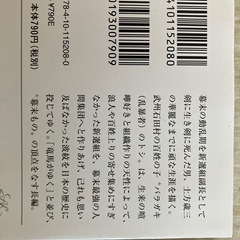 燃えよ剣（上下）文庫本の画像