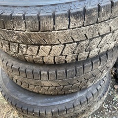 155/65r13鉄チンホイール付きvrx3、4本セット
の画像