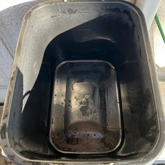 黒　角型タライ　36Lの画像