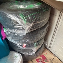 【美品】BLIZZAK DM-V3 215/70R16 ／ホイール付4本セット／TPMS付／ワンシーズン使用の画像