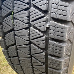 【美品】BLIZZAK DM-V3 215/70R16 ／ホイール付4本セット／TPMS付／ワンシーズン使用の画像