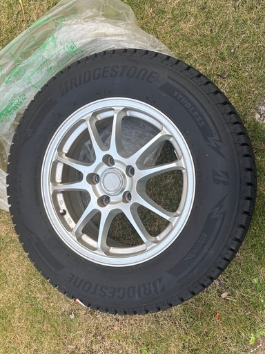 【美品/溝1cm】215/70R16 BS DM-V3＋ホイール4本／T31エクストレイル/RAV4/ハリアー適合／TPMS付