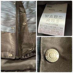 OUTDOOR PRODUCTS 迷彩柄 中綿ジャケット LL 黒の画像