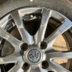 軽自動車　ブリザック　セット キズありジャンク の画像