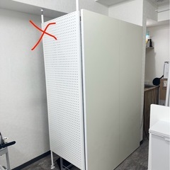【美品】収納付きパーテーションの画像