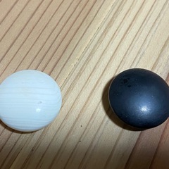 【高級】新榧 6寸 厚盤 囲碁盤＋那智黒・蛤石＋カリン碁器 セットの画像