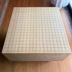 【高級】新榧 6寸 厚盤 囲碁盤＋那智黒・蛤石＋カリン碁器 セットの画像